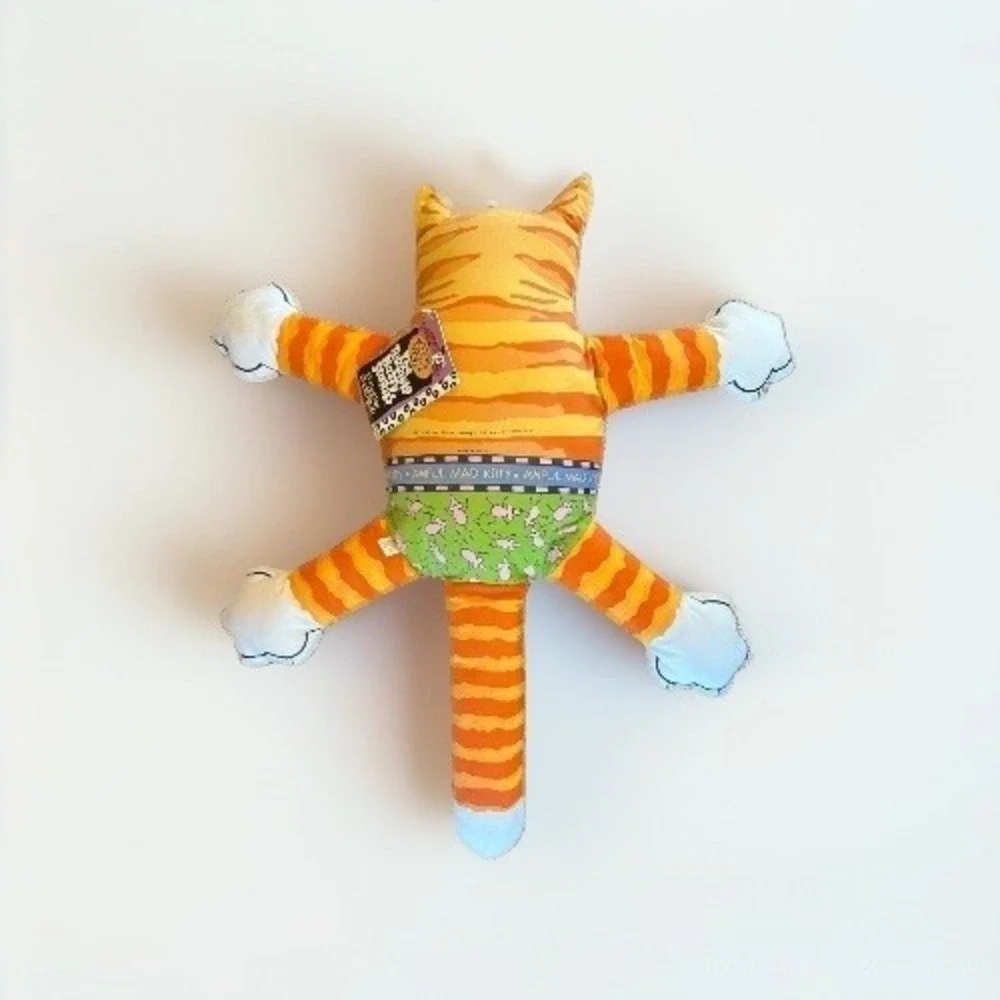 RARE Fat Cat Inc VTG Dog Toy Anne Lika Doggy Hoots NEW Pillow Plush Stuffed 29